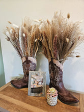 Load image into Gallery viewer, Cowboy Boot Pampas Decor
