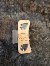Load image into Gallery viewer, Buffalo and Black Arrow Hair Clip
