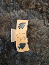 Load image into Gallery viewer, Buffalo and Black Arrow Hair Clip

